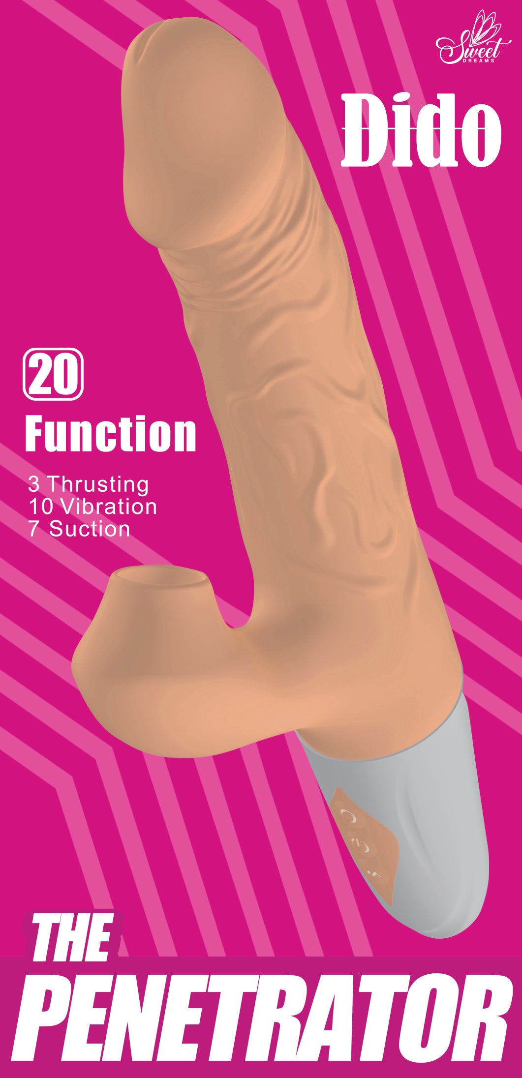 Dido Realistic Thrusting & Pulsating Dildo