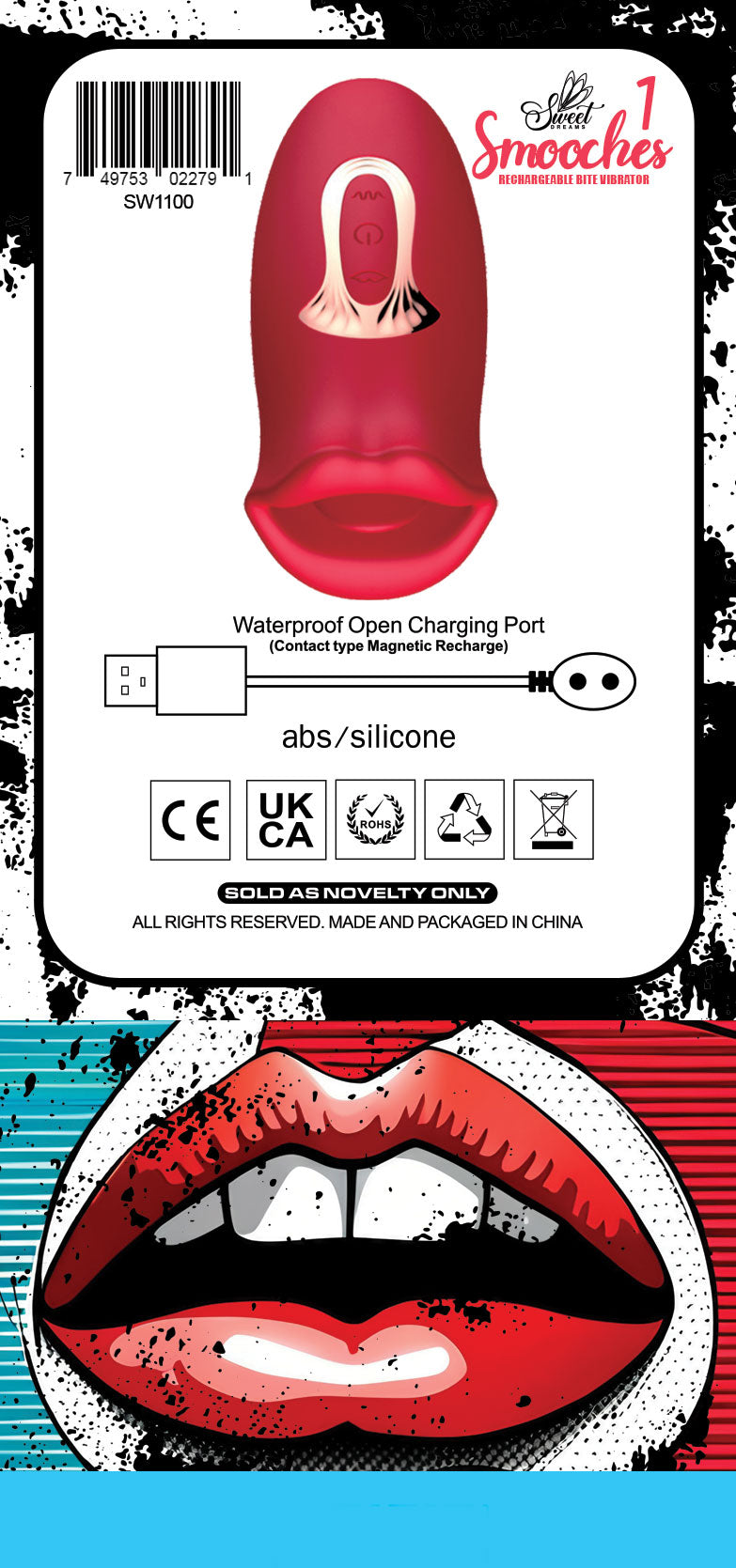 Big Bite Mouth Vibration & Biting - Red