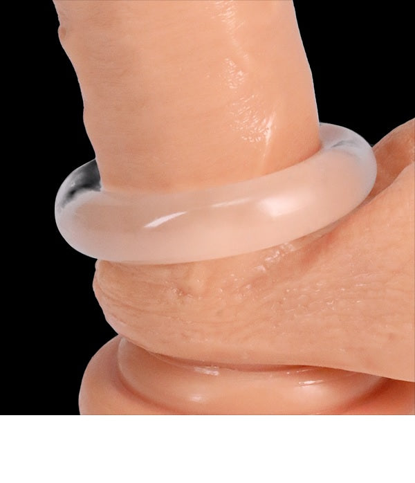 Rock Solid 3 Clear Donut Ring