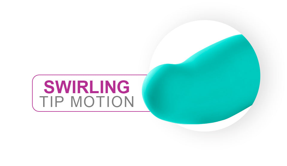 Cloud 9 Health & Wellness Wireless Remote Control Egg W/ Swirling Motion Teal