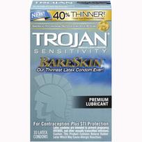 Trojan Bare Skin Lubricated Condoms (10)