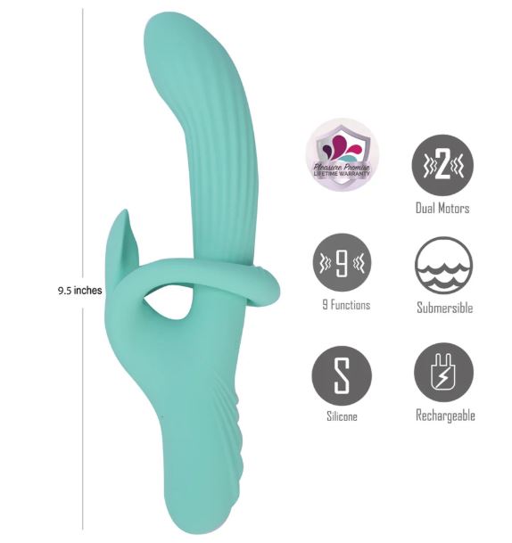 Tenley Green G-spot Vibrator Green