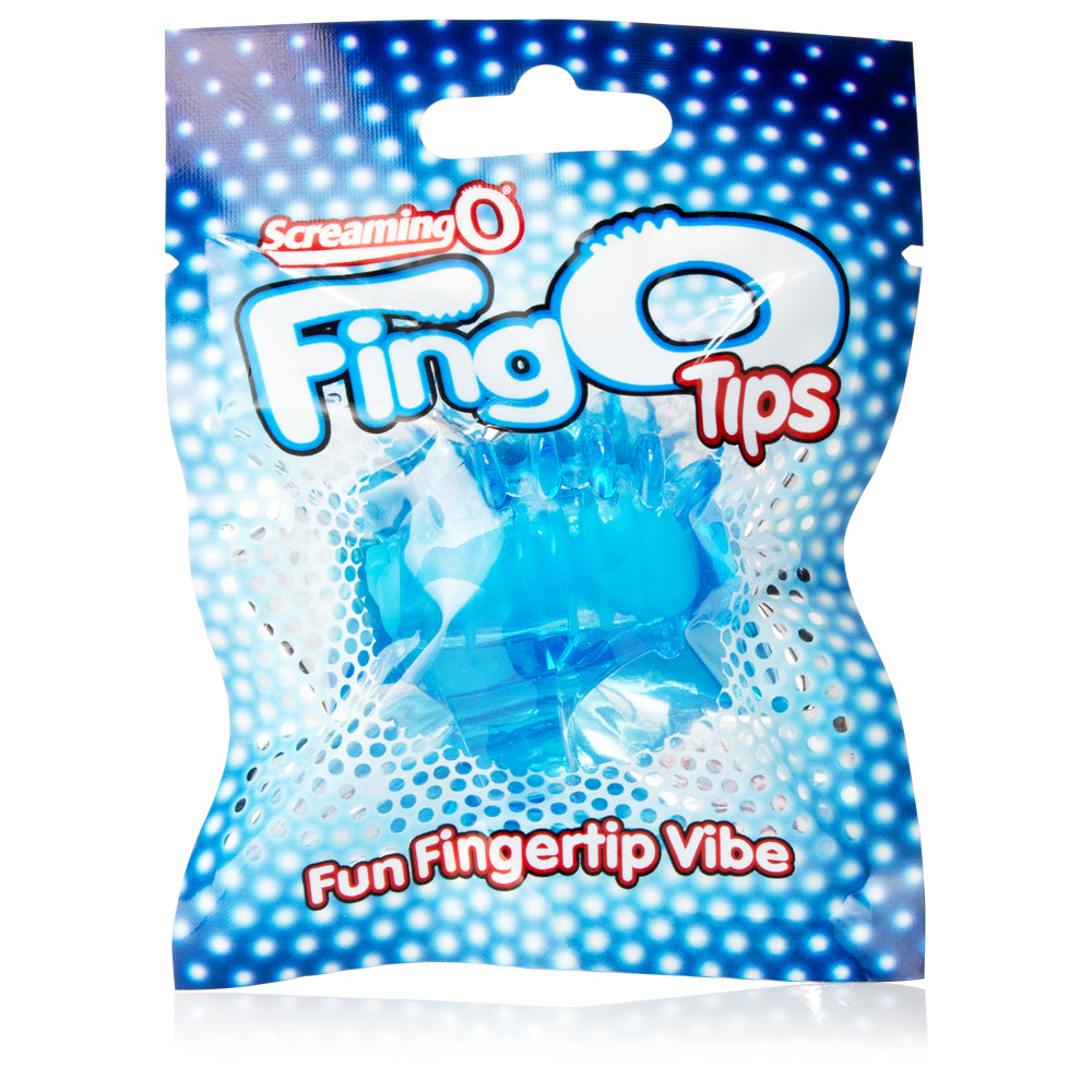 Screaming O FingO Tips - Blue