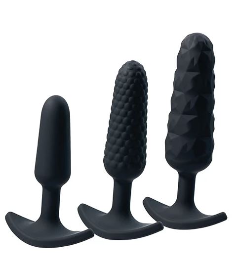 Vedo Trio Anal Plug Set Black