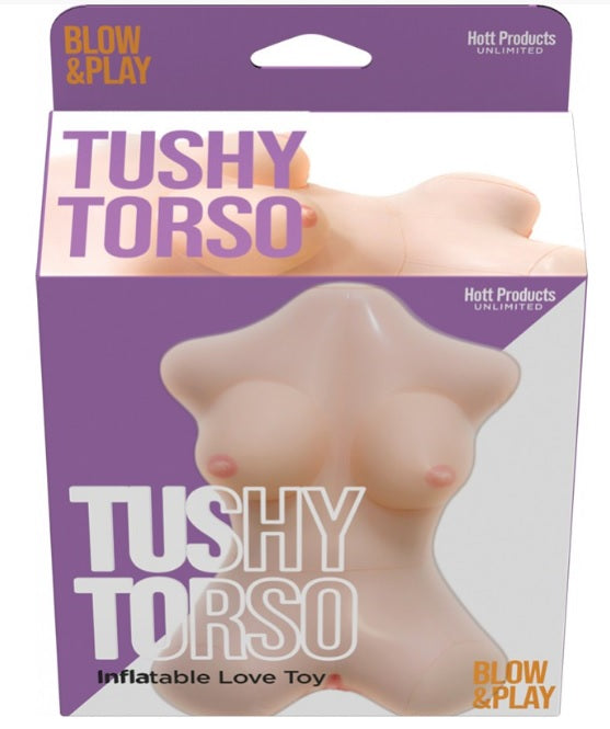 Tushy Torso Blow Up Doll With Vaginal Hole
