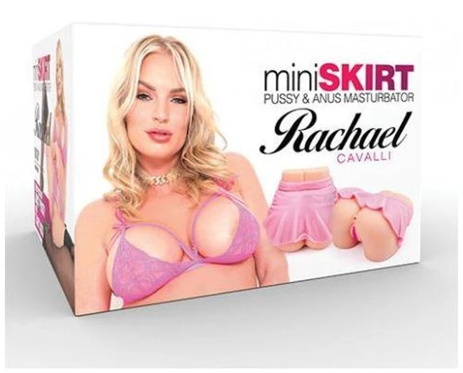 Rachel Cavalli Mini Skirt Pussy & Ass Masturbator