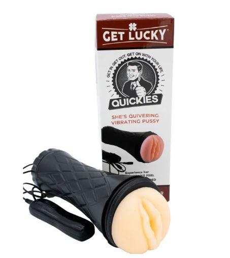 Get Lucky Quickies She's Quivering Vibrating Pussy Masturbator