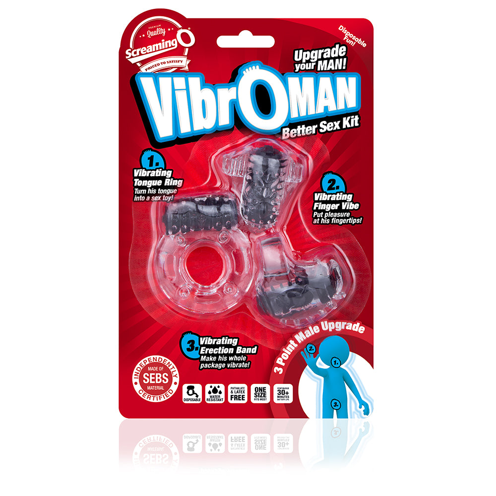 Screaming O VibrOman Black