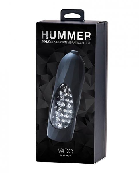 Vedo Hummer 2.0 Rechargeable Vibrating Sleeve Black Pearl