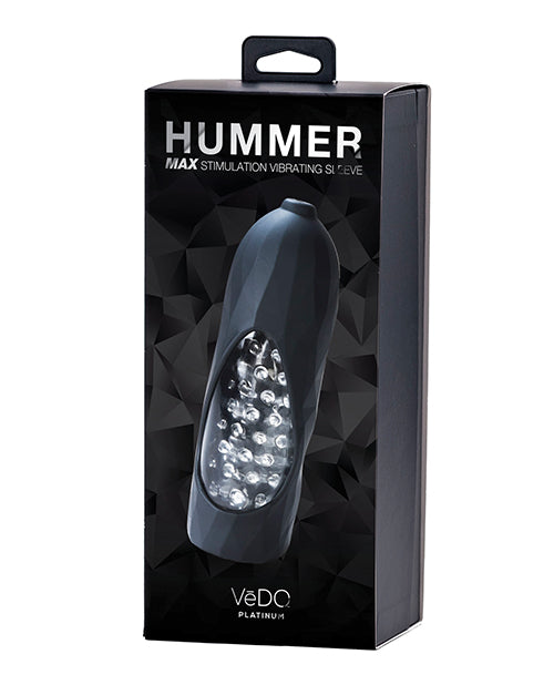 Vedo Hummer 2.0 Rechargeable Vibrating Sleeve Black Pearl