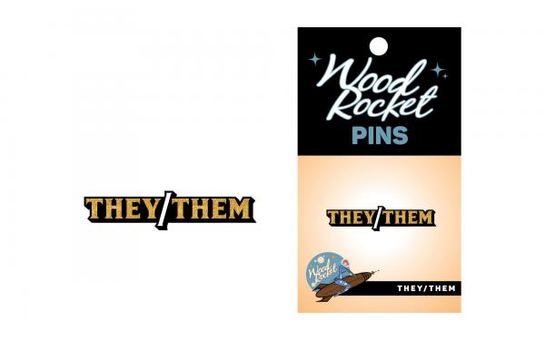 Pronoun They/Them Pin