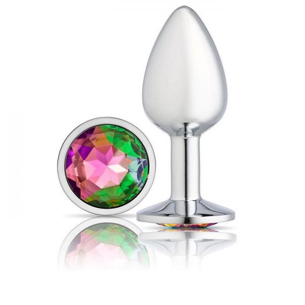 Cloud 9 Gems Silver Chromed Anal Plug Small