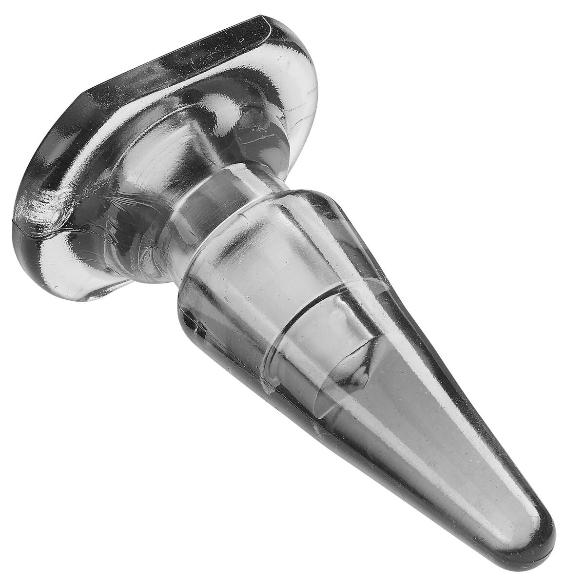 Cloud 9 Big Anal Plug Clear Gray