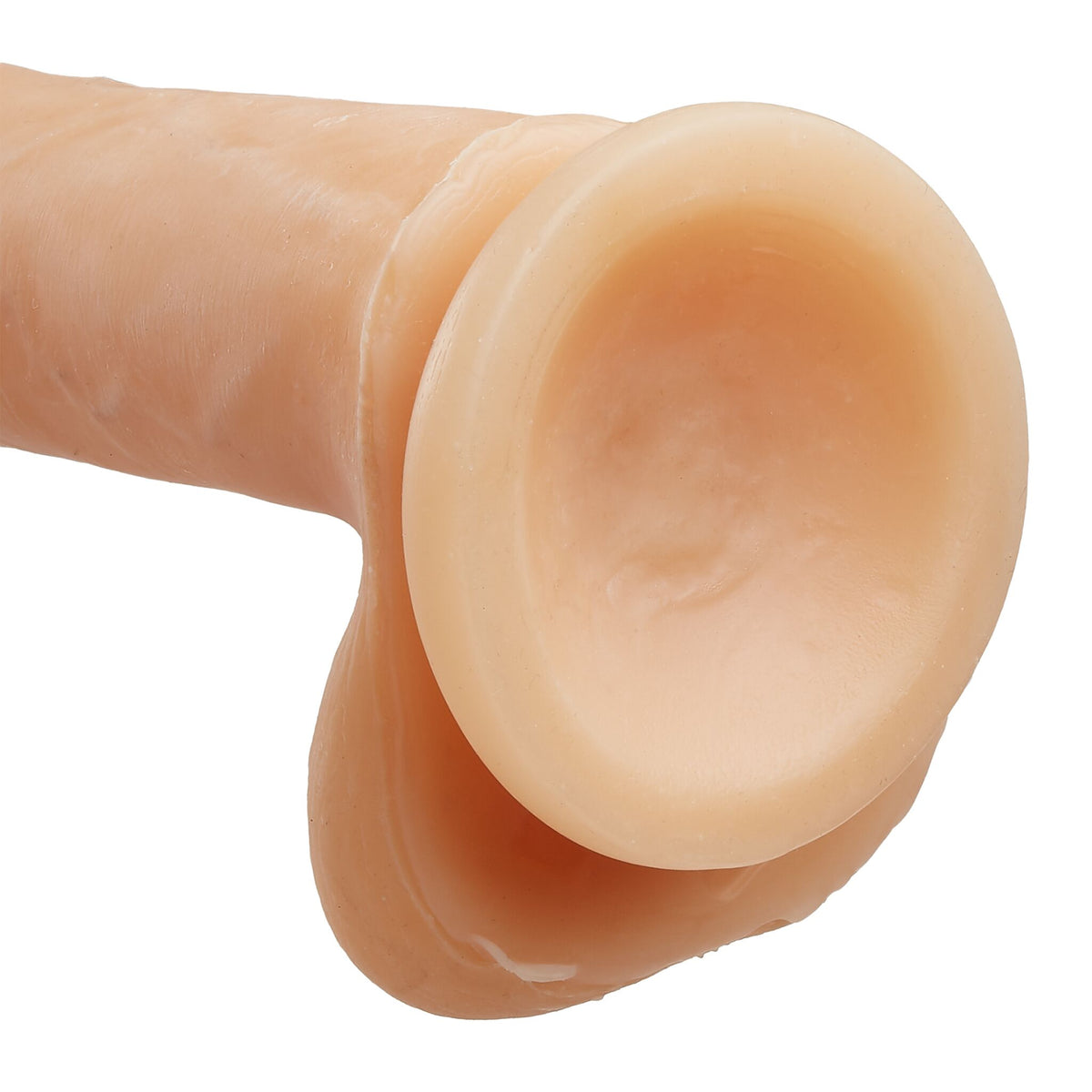 Cloud 9 Dual Density Real Touch Dong 6 inches with Balls Beige