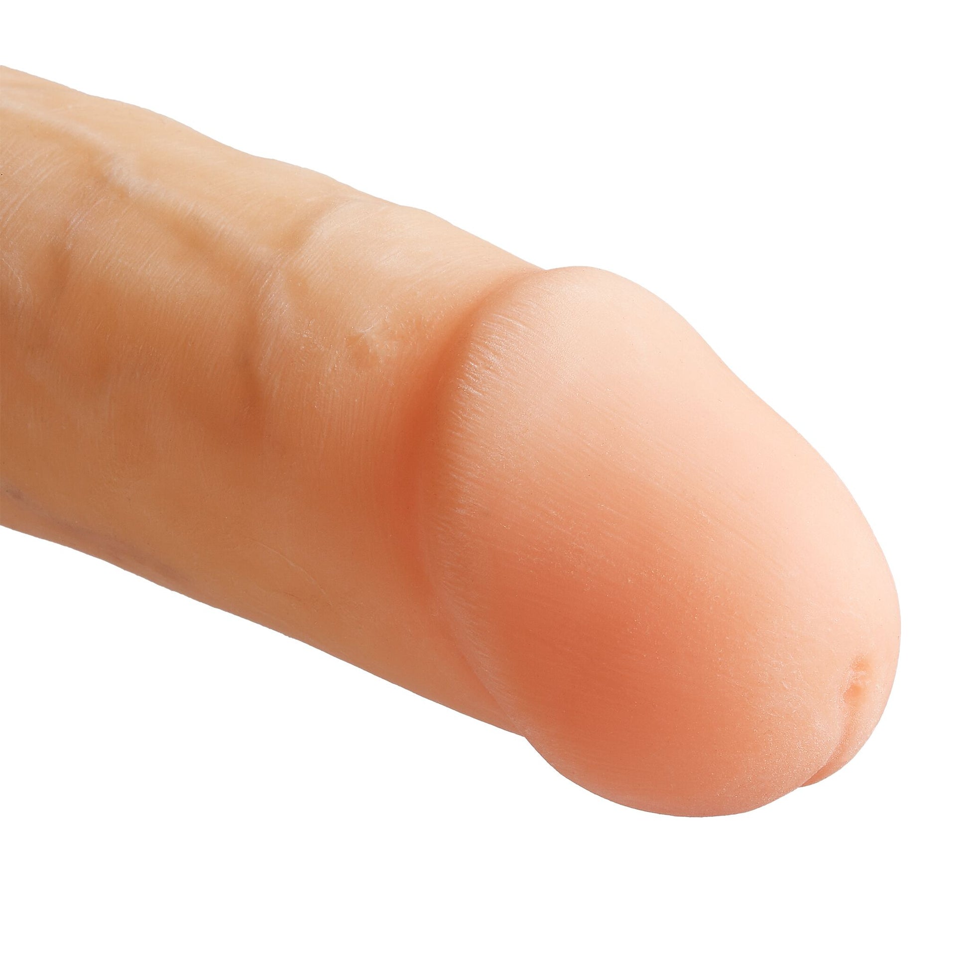 Cloud 9 Dual Density Real Touch Dong 6 inches with Balls Beige