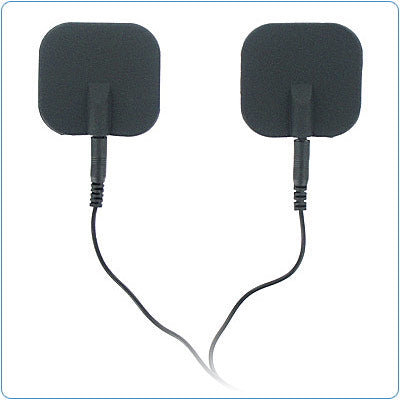 Zeus Deluxe Silicone Black Electro Pads