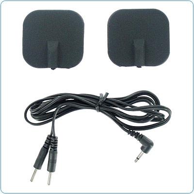 Zeus Deluxe Silicone Black Electro Pads