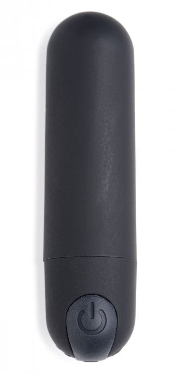 Vibrating Bullet with Remote Control - Black