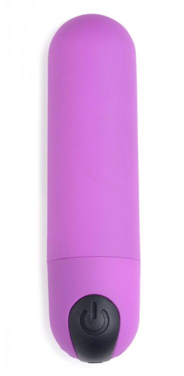 Vibrating Bullet with Remote Control - Purple