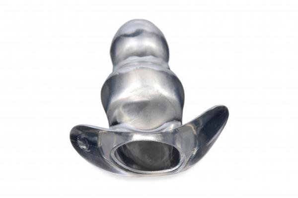 Clear View Hollow Anal Plug - Small