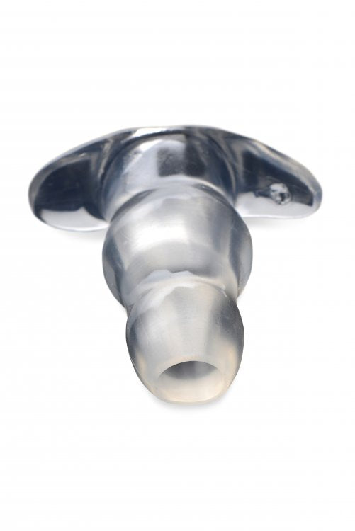 Clear View Hollow Anal Plug - Medium