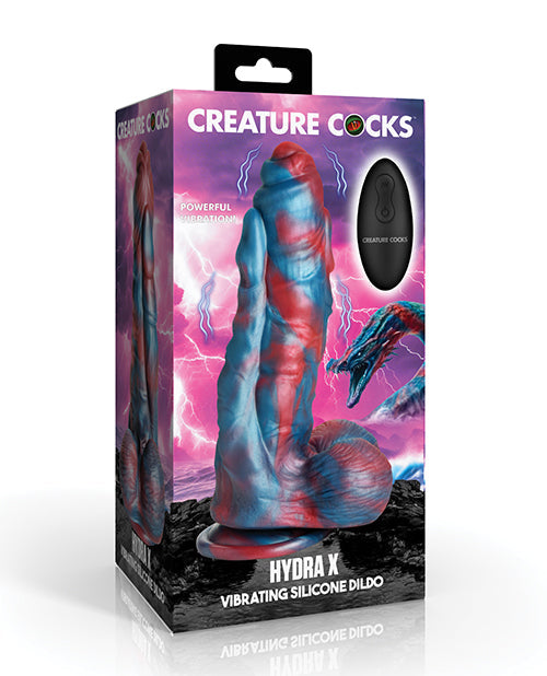 Hydra X Vibrating Silicone Dildo