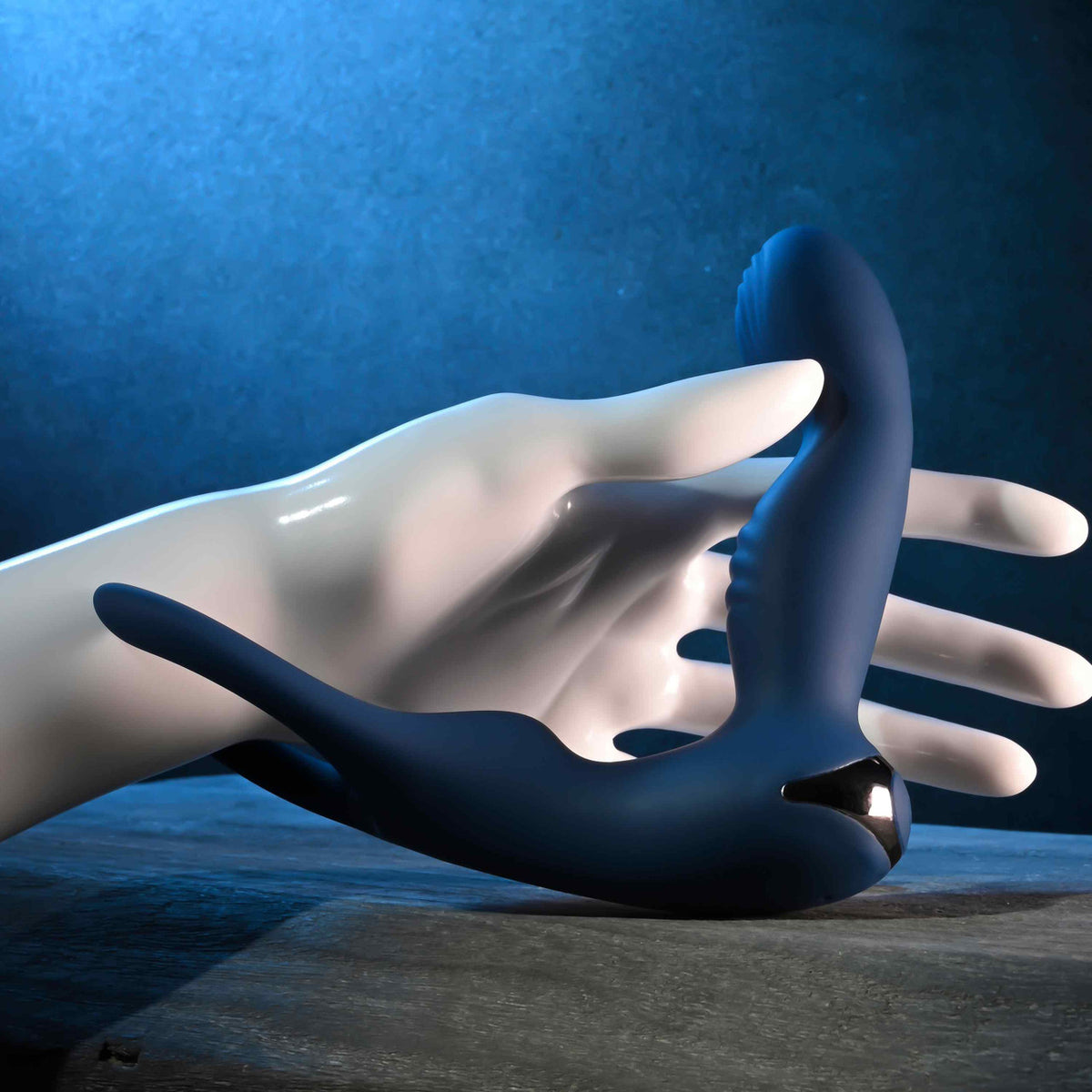 Zero Tolerance By All Means Rechargeable Vibrating Prostate Vibrator With Remote Silicone Blue
