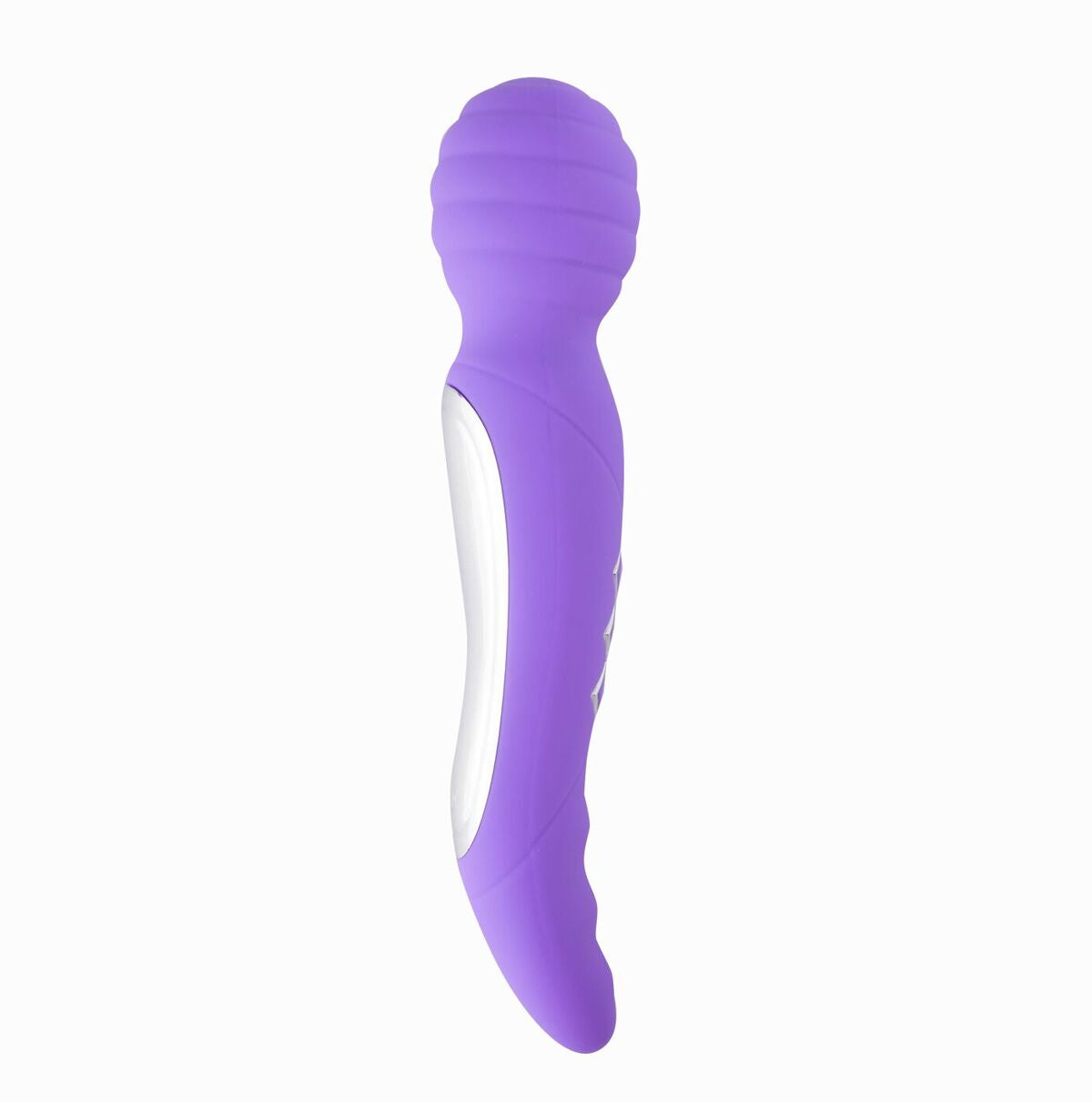 Twisty Dual Vibrating Wand Neon Purple