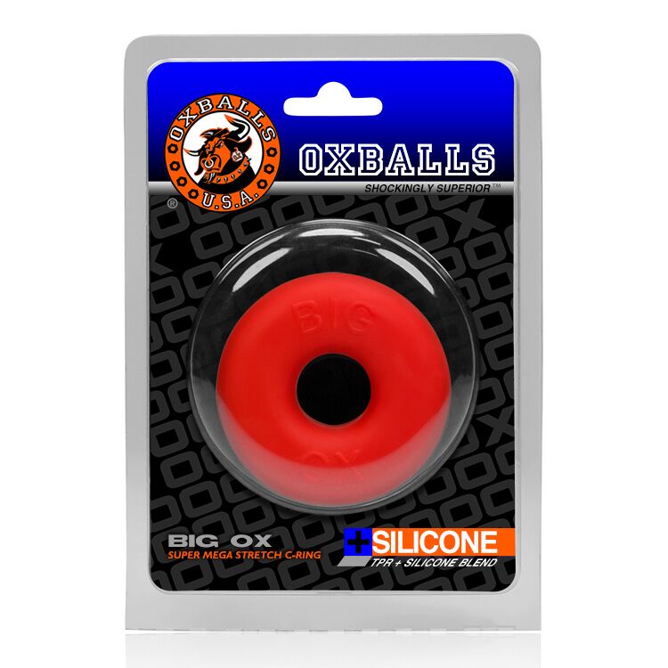 Oxballs Big Ox Cockring - Red Ice