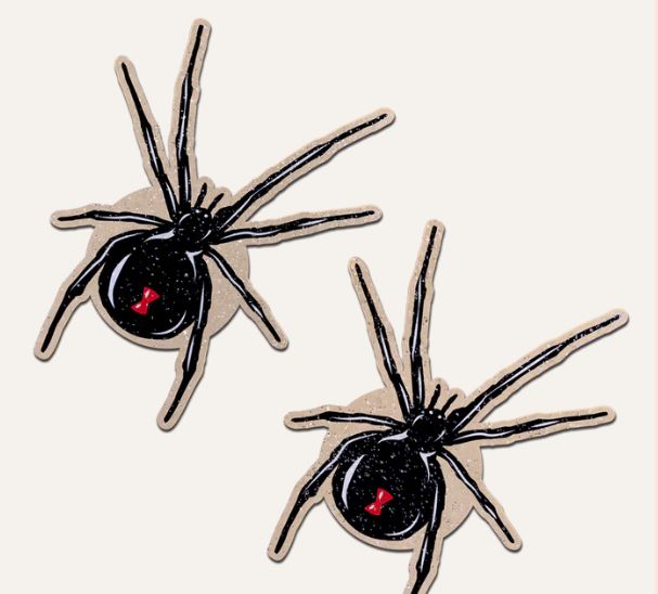 Pastease Black Widow on Spark Velvet