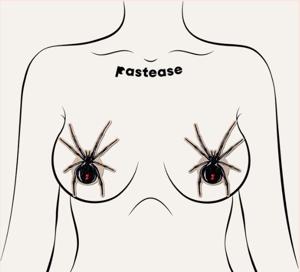 Pastease Black Widow on Spark Velvet