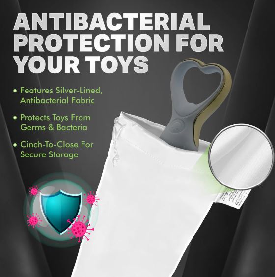 Safe Sex Antibacterial Toy Bag Medium