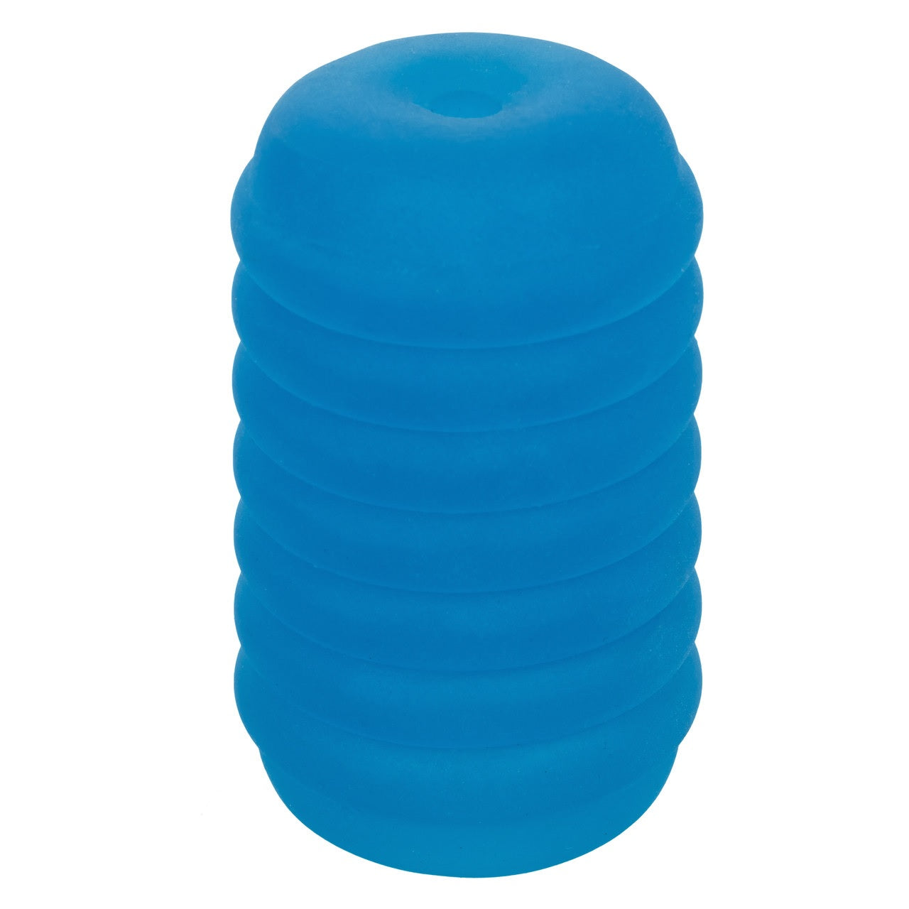 Pop Sock Ribbed Masturbator - Blue
