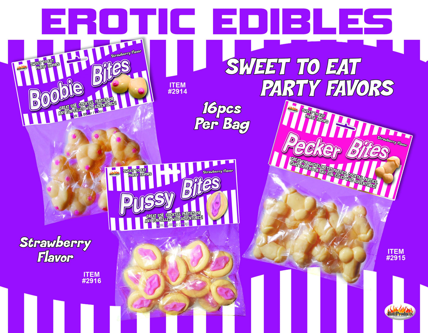 Pussy Bites Strawberry 3.88oz