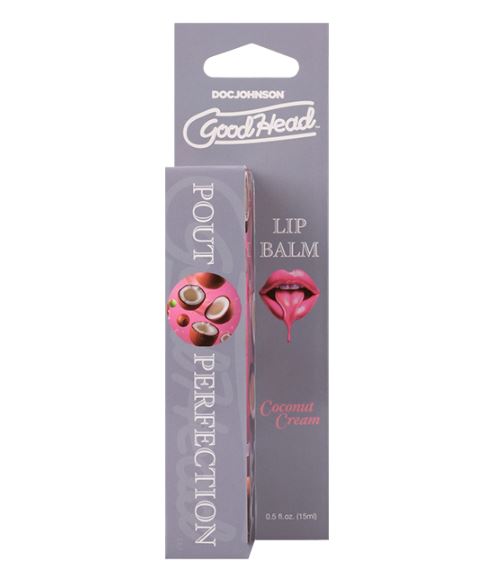 GOODHEAD POUT PERFECTION LIP BALM 0.5oz COCONUT CREAM