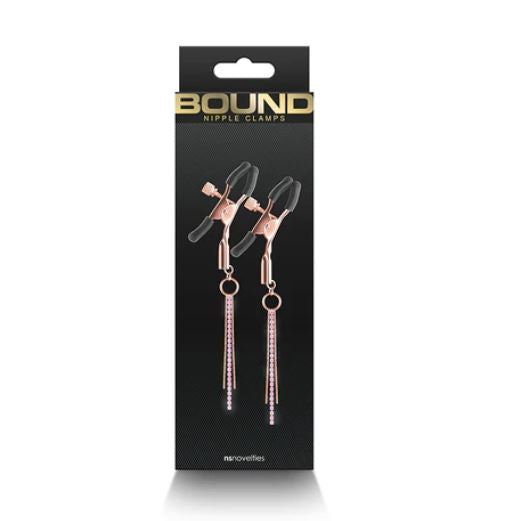 Bound Nipple Clamps Dc3 Rose Gold