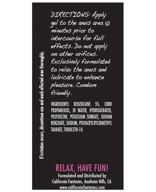 Dare Anal Desensitizing Cream .5oz Tube Boxed