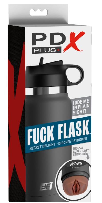 Pdx Plus Fuck Flask Secret Delight Stroker - Brown/grey