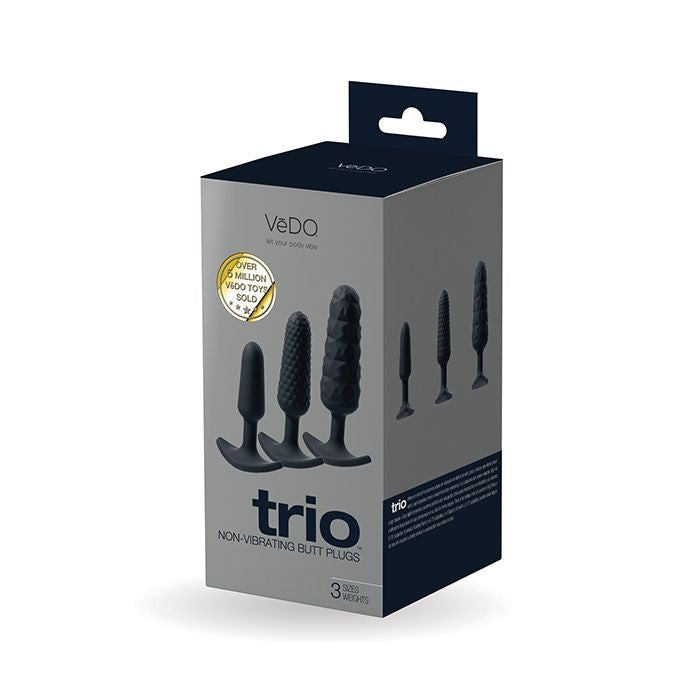 Vedo Trio Anal Plug Set Black