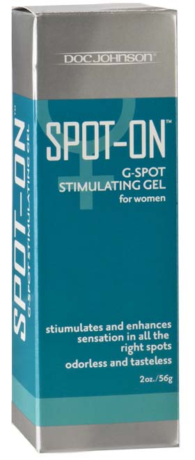 Spot-on g-spot stimulating gel for women - 2 oz tube