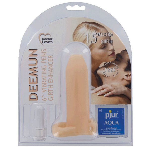 Deemun Vibrating Penis Girth Enhancer 1.5 inch
