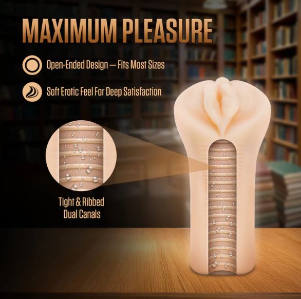 Enlust Emma Male Masturbator W/ Bullet Vibrator