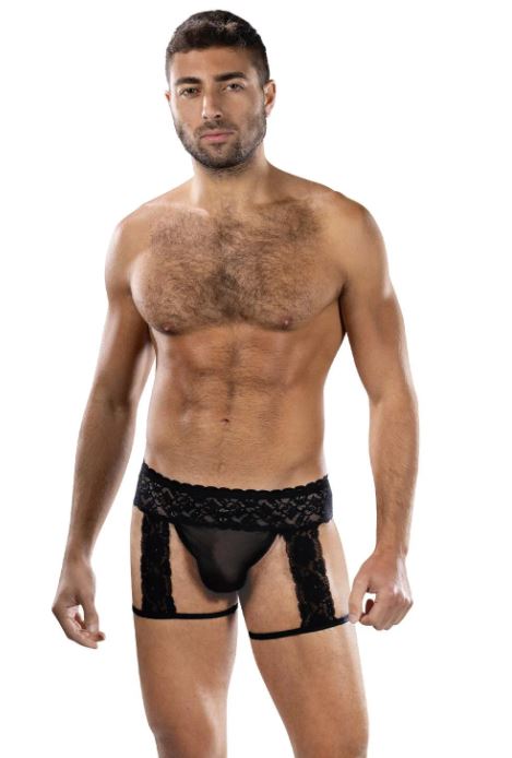 Midnight Stride Garters Black