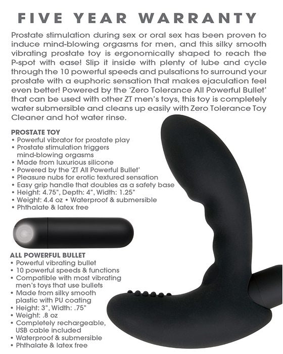 Zero Tolerance Eternal P-spot Black