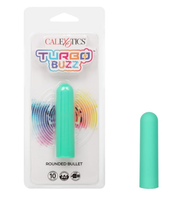 Turbo Buzz Rounded Bullet Stimulator - Green
