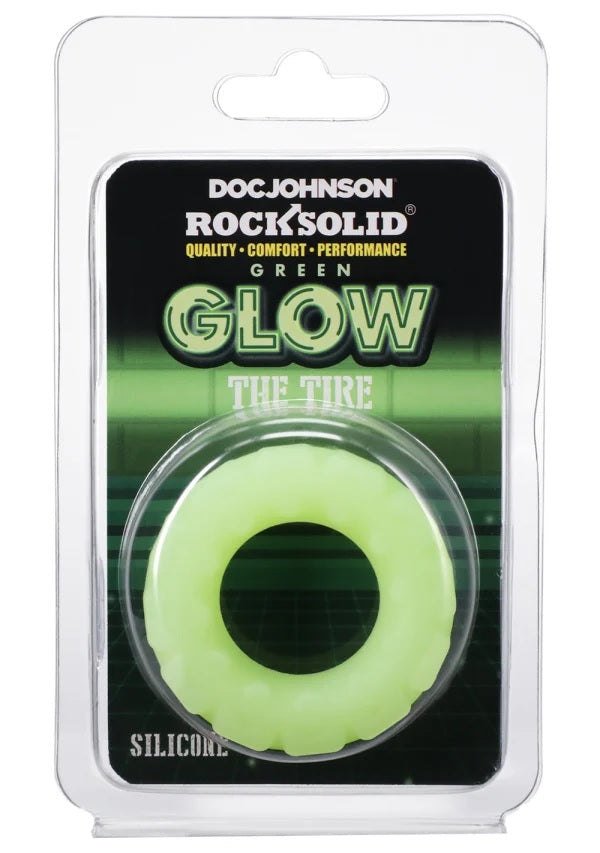 Rock Solid Sila-flex Glow-in-the-dark The Tire C-ring Green