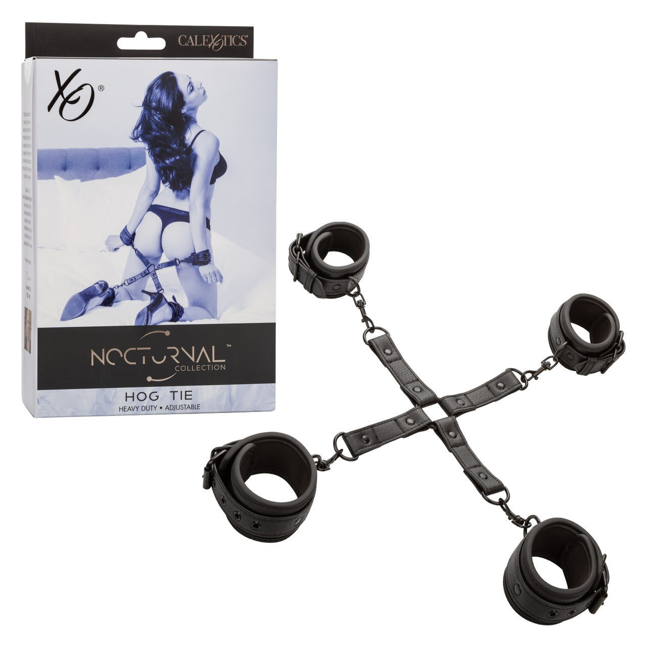 Nocturnal Collection Adjustable Hog Tie - Black