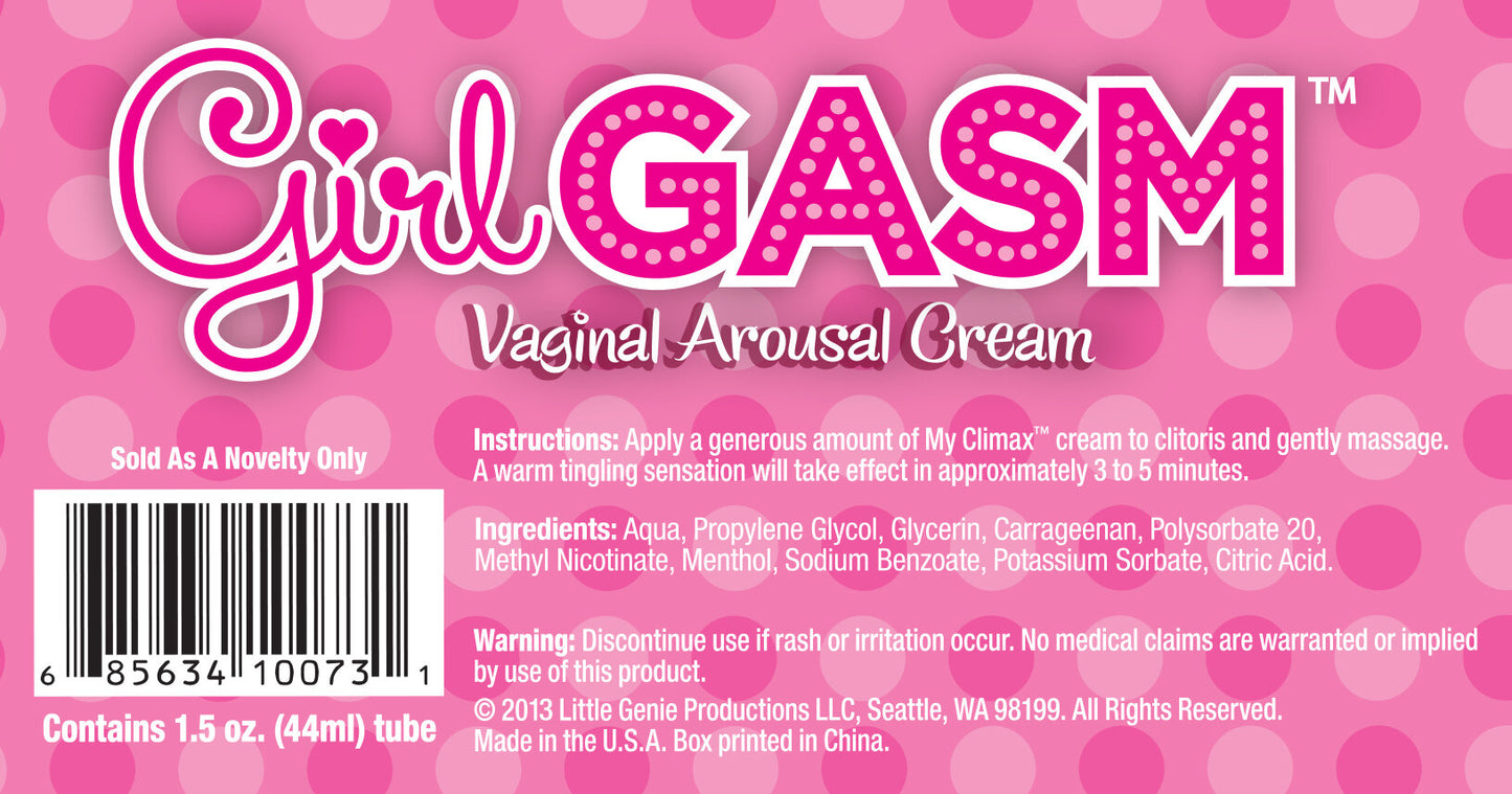 Girlgasm Vaginal Arousal Cream 1.5oz