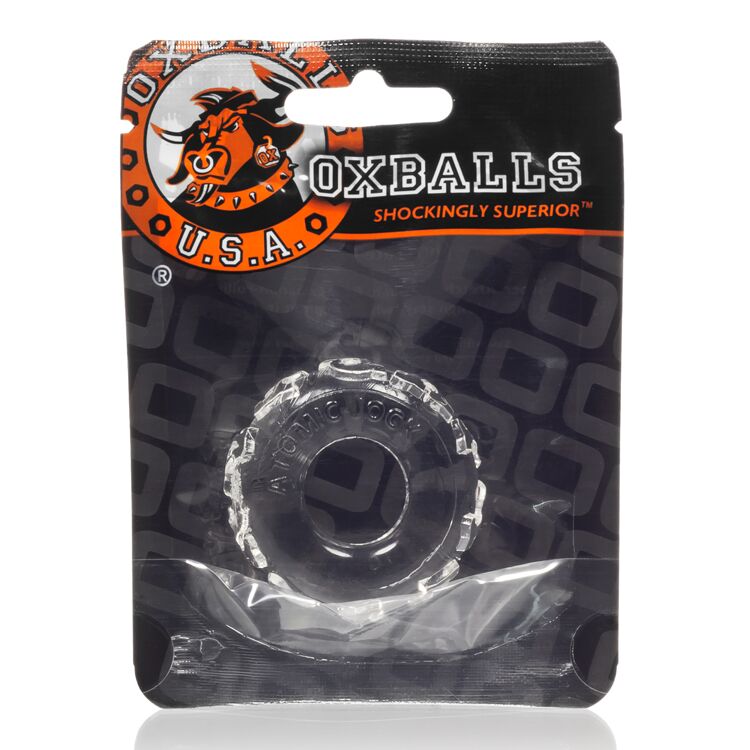 Jelly Bean Cockring Atomic Jock - Clear