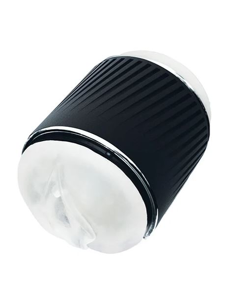 Vedo Jerk Masturbation Sleeve Black With Clear Sleeve